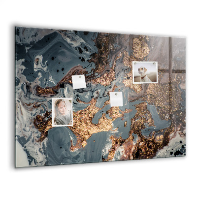 Tableau mural magnétique Marbre décoratif