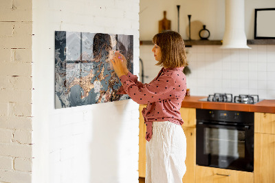 Tableau mural magnétique Marbre décoratif