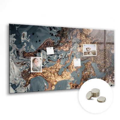 Tableau mural magnétique Marbre décoratif