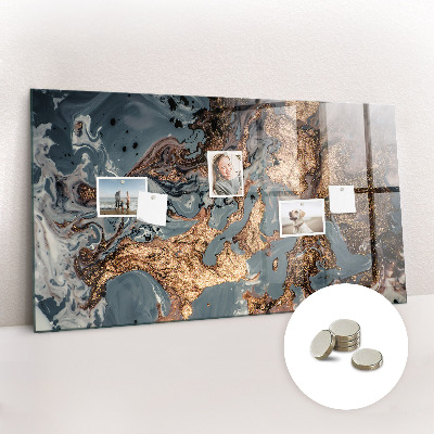 Tableau mural magnétique Marbre décoratif