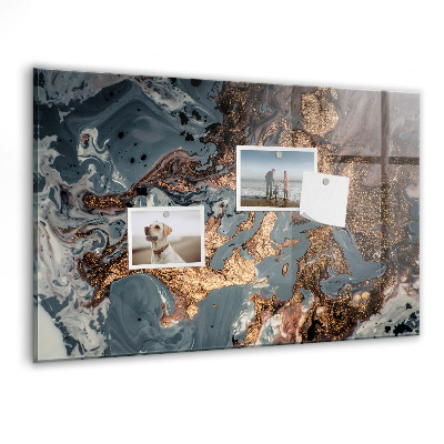 Tableau mural magnétique Marbre décoratif