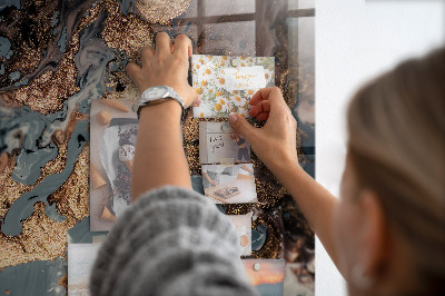 Tableau mural magnétique Marbre décoratif
