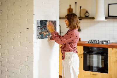 Tableau mural magnétique Marbre décoratif