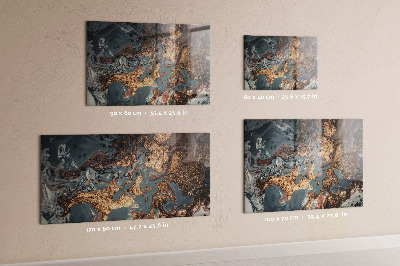 Tableau mural magnétique Marbre décoratif