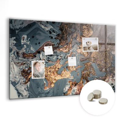 Tableau mural magnétique Marbre décoratif