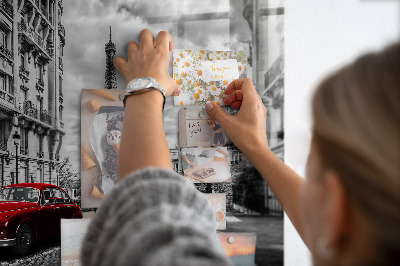 Tableau pour magnet Vieille ville de voitures