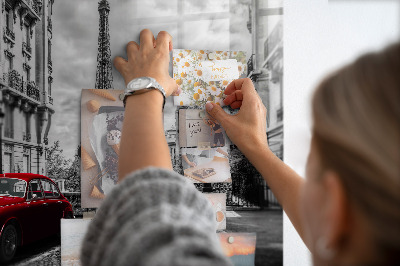 Tableau pour magnet Vieille ville de voitures