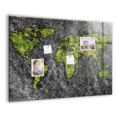 Tableau magnétique enfant Carte du monde