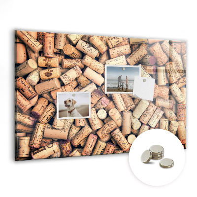 Tableau pour magnet Bouchons de vin