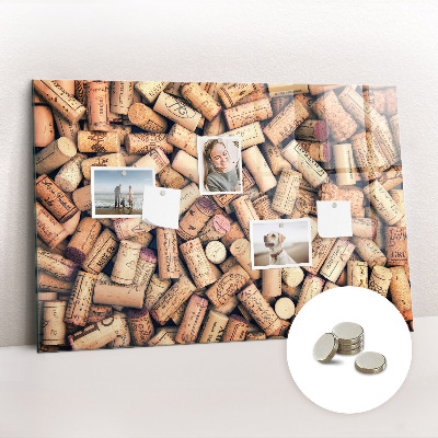 Tableau pour magnet Bouchons de vin
