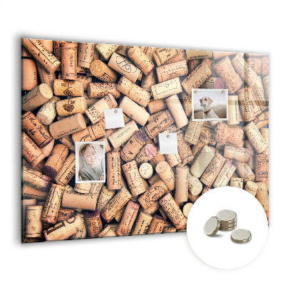 Tableau pour magnet Bouchons de vin