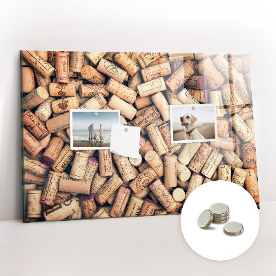Tableau pour magnet Bouchons de vin