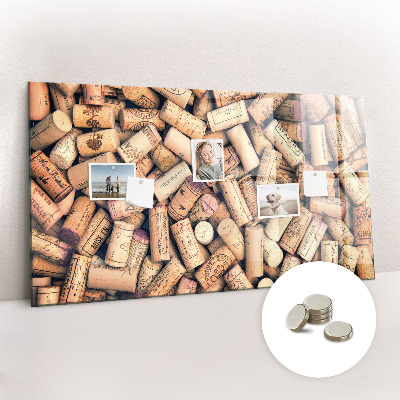 Tableau pour magnet Bouchons de vin