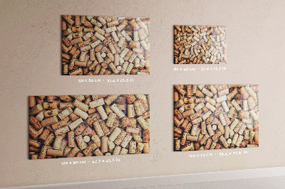 Tableau pour magnet Bouchons de vin