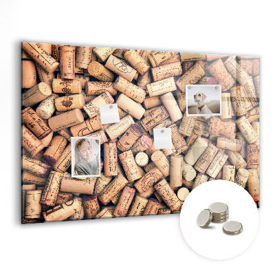 Tableau pour magnet Bouchons de vin
