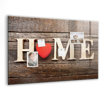 Tableau pour magnet L'inscription « maison »