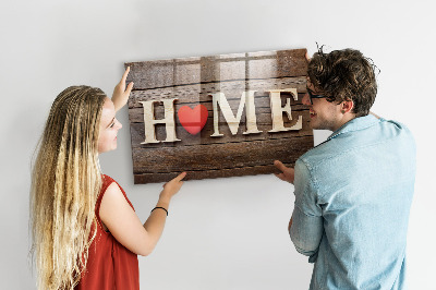 Tableau pour magnet L'inscription « maison »