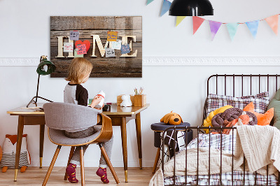 Tableau pour magnet L'inscription « maison »