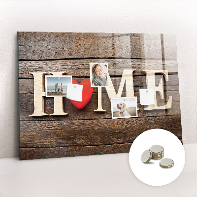 Tableau pour magnet L'inscription « maison »