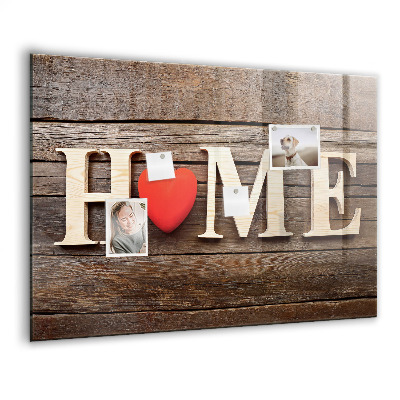Tableau pour magnet L'inscription « maison »