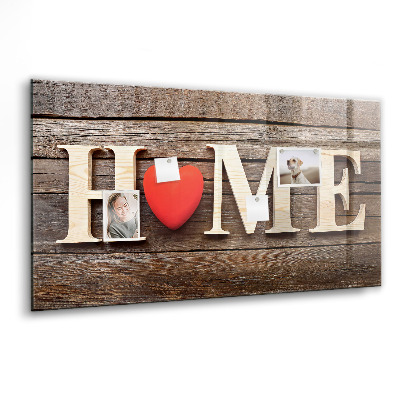 Tableau pour magnet L'inscription « maison »
