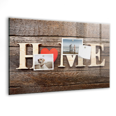 Tableau pour magnet L'inscription « maison »