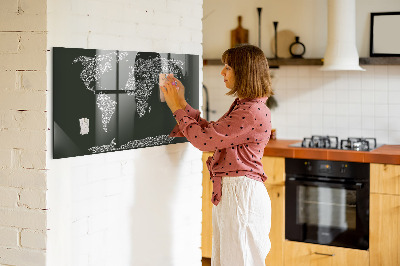 Tableau magnétique enfant Noms des continents
