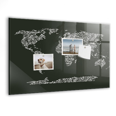 Tableau magnétique enfant Noms des continents
