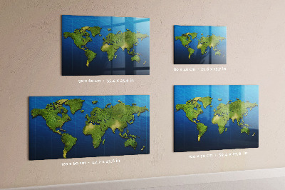 Tableau magnétique enfant Carte du monde