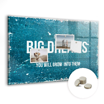 Tableau pour magnet Texte de motivation