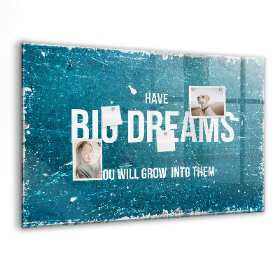 Tableau pour magnet Texte de motivation