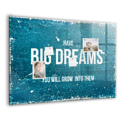 Tableau pour magnet Texte de motivation