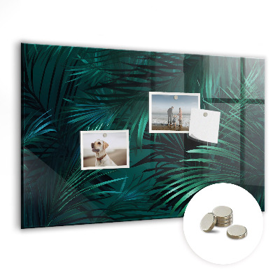 Tableau pour magnet Feuilles tropicales