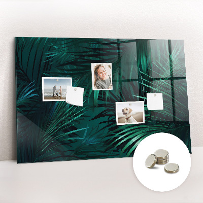 Tableau pour magnet Feuilles tropicales