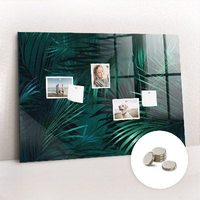 Tableau pour magnet Feuilles tropicales
