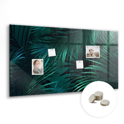 Tableau pour magnet Feuilles tropicales