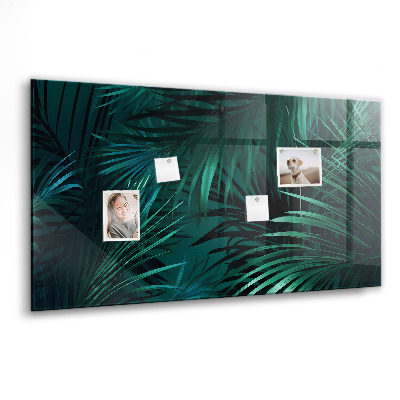 Tableau pour magnet Feuilles tropicales