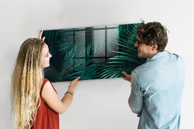 Tableau pour magnet Feuilles tropicales