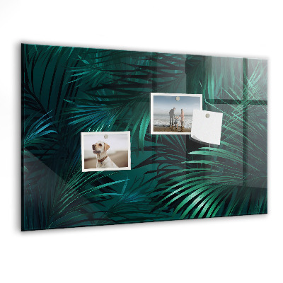 Tableau pour magnet Feuilles tropicales
