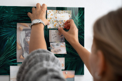 Tableau pour magnet Feuilles tropicales