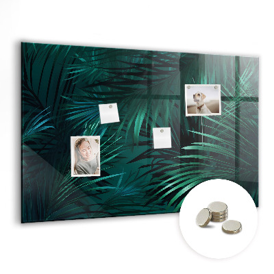 Tableau pour magnet Feuilles tropicales