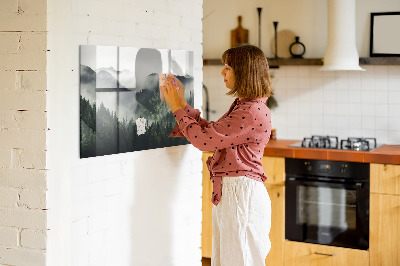 Tableau pour magnet Paysage forestier