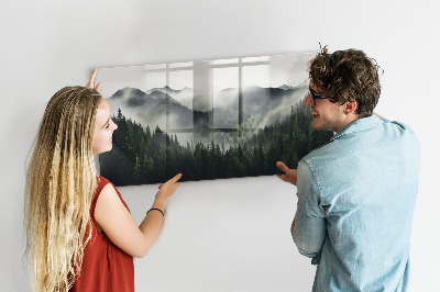 Tableau pour magnet Paysage forestier
