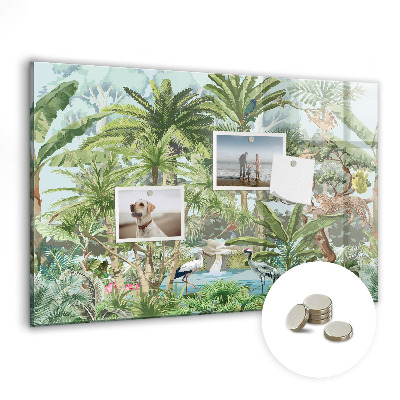 Tableau mural magnétique Nature jungle nature