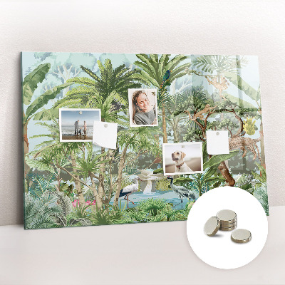 Tableau mural magnétique Nature jungle nature