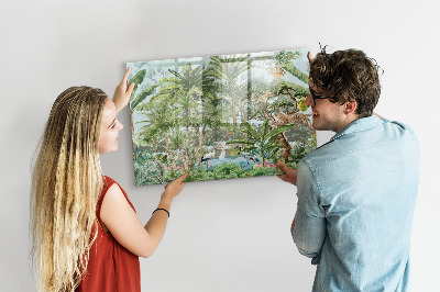 Tableau mural magnétique Nature jungle nature