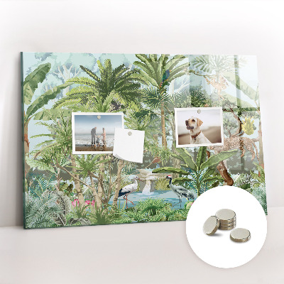 Tableau mural magnétique Nature jungle nature