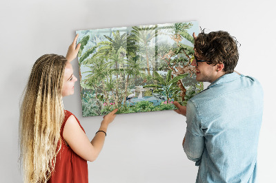 Tableau mural magnétique Nature jungle nature