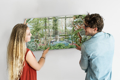Tableau mural magnétique Nature jungle nature