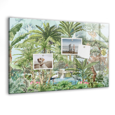Tableau mural magnétique Nature jungle nature